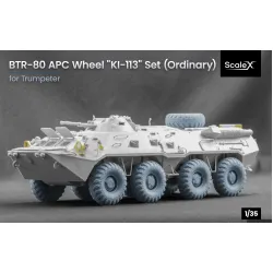 Scalex Wm-35039 1/35 Btr-80 Apc Ordinary Dt-126 Snaga Wheel Set For Trumpeter