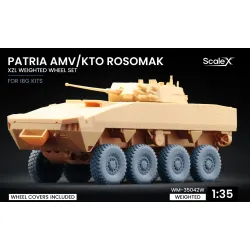 Scalex Wm-35042w 1/35 Patria Amv / Kto Rosomak Deformed Wheel Set Xzl / Ibg