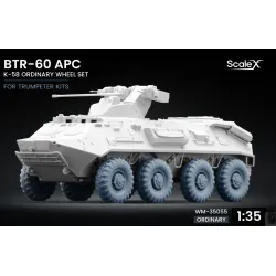 Scalex Wm-35055 1/35 Btr-60 Apc Wheel Set K-58 For Trumpeter