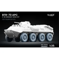 Scalex Wm-35056 1/35 Btr-70 Apc Wheel Set K-58 Trumpeter