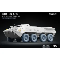Scalex Wm-35057 1/35 Btr-80 Apc Wheel Set K-58 Trumpeter