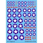 Techmod 72414 1/72 Decal U.s. National Insignia 5 Accessories For Aircraft