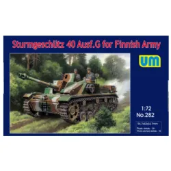 Sturmgeschutz 40 Ausf.g For Finnish Army 1/72 Unimodel Um 282