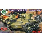 Umt 217 1/72 T-26 Soviet Light Tank M 1933 Soviet Red Army Wwii