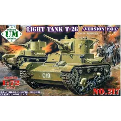 Umt 217 1/72 T-26 Soviet Light Tank M 1933 Soviet Red Army Wwii