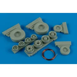 Wheelliant 148001 1/48 F-14a Tomcat Weighted Wheels For Hasegawa