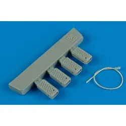 Wheelliant 148002 1/48 Universal Navy Wheel Chock With Nylon Rope Early Prod