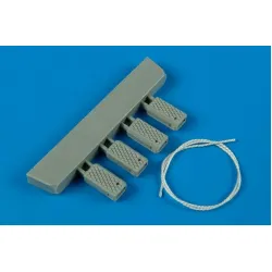 Wheelliant 148006 1/48 Universal Navy Wheel Chock With Nylon Rope Late Prod