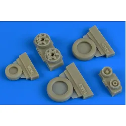 Wheelliant 148016 1/48 F-16i Sufa Weighted Wheels For Kinetic