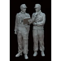 White Stork Miniatures F48008 1/48 Ww2 German Tankers 1944/45 Resin Unpainted