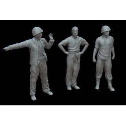 White Stork Miniatures F48017 1/48 Pacific War Us Soldiers Resin Unpainted Kit