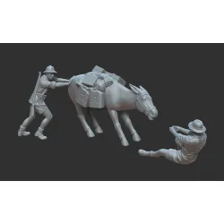 White Stork Miniatures F72023 1/72 North Africa 1941 Stubborn Donkey Resin Unpainted Unassembled