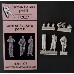 White Stork Miniatures F72027 1/72 German Tankers Ww2 Resin Unpainted Unassembled Kit