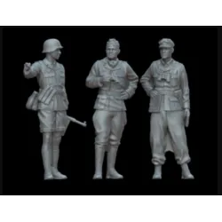 White Stork Miniatures F72049 1/72 Ww2 Dak German Soldiers Resin Unassembled Unpainted