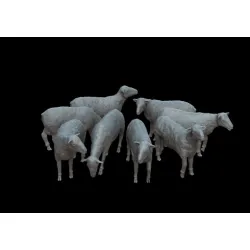 White Stork Miniatures F72061 1/72 Sheep Resin Unassembled Unpainted Kit