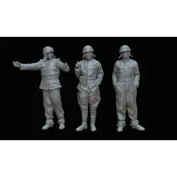 White Stork Miniatures F72066 1/72 Hungarian Tankers Resin Unassembled Unpainted