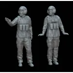 White Stork Miniatures F72117 1/72 Polish Crew Of Himars Resin Unassembled Unpainted