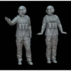 White Stork Miniatures F72117 1/72 Polish Crew Of Himars Resin Unassembled Unpainted