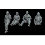 White Stork Miniatures F72128 1/72 Ukrainian Modern Tankers Part Ii Resin Unassembled Unpainted