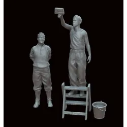 White Stork Miniatures F72135 1/72 Luftwaffe Airport Service Part 2 Resin Unassembled Unpainted Kit