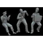 White Stork Miniatures F72139 1/72 U-boat Crew Resin Unassembled Unpainted Kit