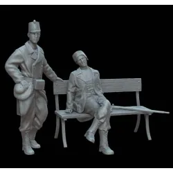 White Stork Miniatures F72152 1/72 Wwi Belgian Soldiers Resin Unassembled Unpainted