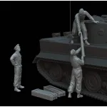 White Stork Miniatures F72158 1/72 Tiger I Crew Loading Ammo Resin Unassembled Unpainted