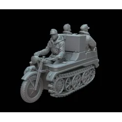 White Stork Miniatures M72019 1/72 Kettenkraftrad On The Eastern Front Resin Kit