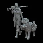 White Stork Miniatures P72004 1/72 Post Apocalypse Miniature Friends Resin Kit