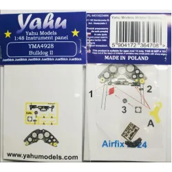 Yahu Model Yma4928 1/48 Instrument Panel For Bristol Bulldog 2 For Airfix