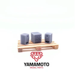 Yamamoto Ympgar18 1/24 Garage Set 4 Garage Accessories Resin Kit