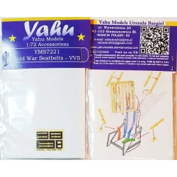 Yahu Model Yms7221 1/72 Cold War Seatbelts Vvs Soviet Side Accessories Aircraft