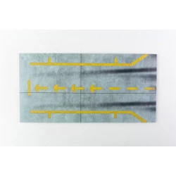 Kelik Ks20003 1/20 Pit F1 Pitstop Type 1 Base Acrylic 3 Mm 180.357 Mm 210 G For Any Model Adapted For Box Master Tools 09815