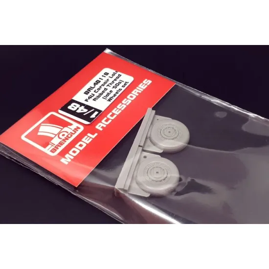 Brengun BRL48118 1/48 F4U Corsair Late Ribbed Thread late 50s Wheels set resin