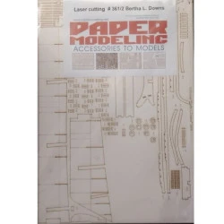 Orel 361/2 1/100 Bertha L. Downs Paper Modeling Accessories To Models Laser Cutting
