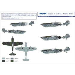 Sbs Buc-32008 1/32 Hispano Ha 1112 M1l Memphis Belle For Hasegawa Decal Models