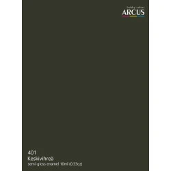Arcus A401 Acrylic Paint Finnish Air Force Keskivihrea Saturated Color