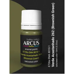 Arcus 726 Enamel Paint Brazilian Air Force Ema 8010 1 Verde Acastanhado 262 Brownish Green Saturated Color