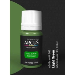 Arcus A543 Acrylic Paint Ana 503 Light Green Saturated Color