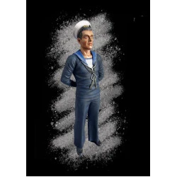 Print Scale Psf002 1/16 Historical Figures 110 Mm Able Seaman Royal Navy 1950s
