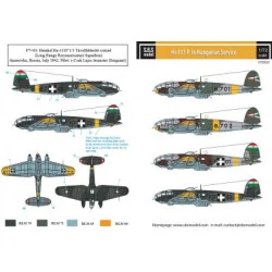 Sbs D72023 1/72 Heinkel He 111 P In Hungarian Service Decal For Aircraft