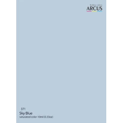 Arcus A371 Acrylic Paint Royal Air Force Sky Blue Saturated Color