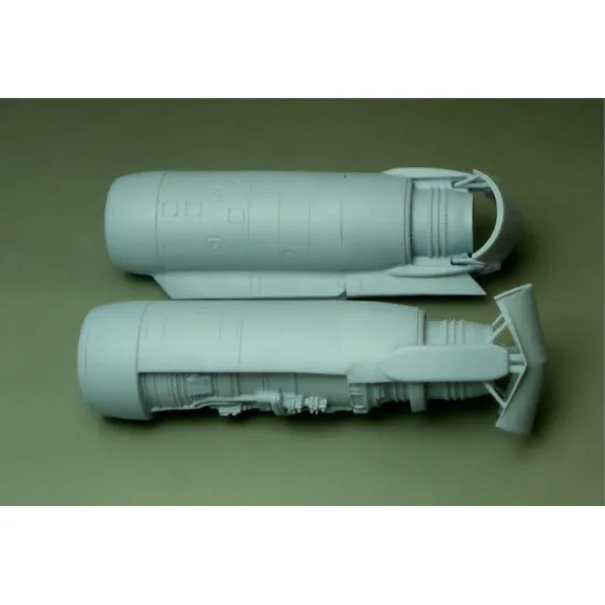 Laci 144010 1/144 D30-ku154 Tu-154m Engines 2pcs For Zvezda Kit Laci 144010 1/144 D30-ku154 Tu-154m Engines 2pcs For Zvezda Kit