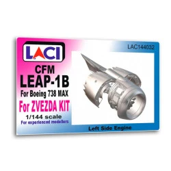 Laci 144032 1/144 Cfm Leap-1ba Left Side Engine For Boeing 738 Max For Zvezda