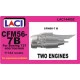 Laci 144052 1/144 Cfm56-7b Engines 2pcs For Boeing 737 600/700/800 Resin Kit
