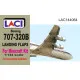 Laci 144064 1/144 Boeing 707-320b Landing Flaps For Minicraft Kit Resin