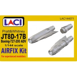 Laci 144071 1/144 Pratt Whittney Jt8d-17b Boeing 727 Adv Engines For Airfix