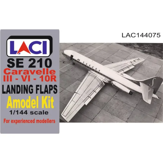 Laci 144075 1/144 Se-210 Caravelle Iii-vi-10r Landing Flaps For Amodel Kit Resin