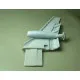 Laci 144084 1/144 Pratt Whitney Jt8d-15 Boeing 737-200 Engines 2pcs Eastern Express