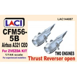 Laci 144087 1/144 Cfm56-5b Airbus A321 Ceo Thrust Reverser Engines 2pcs Zvezda